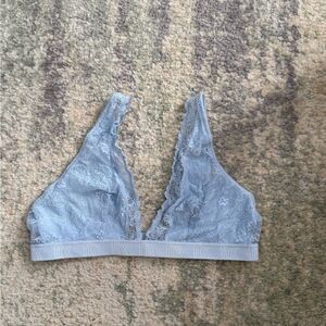 Light Blue Triangle Bralette Intimates & Sleepwear